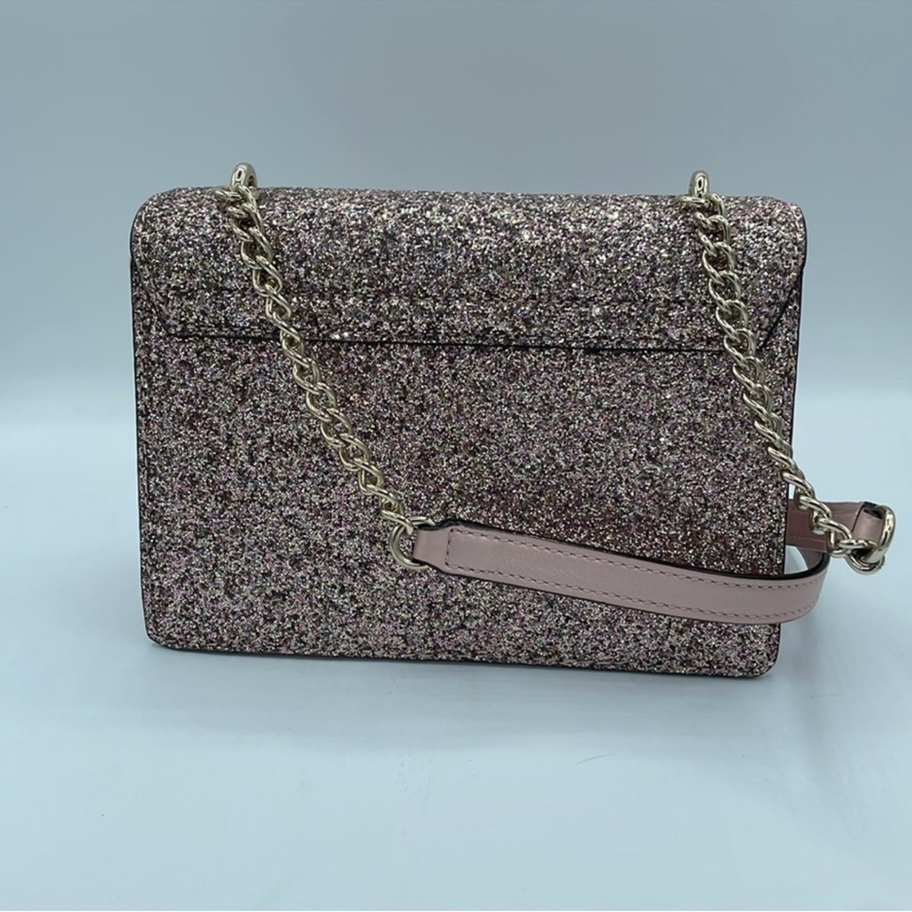 Kate Spade Sparkling Pink Glitter Shoulder Bag - Picture 3 of 4